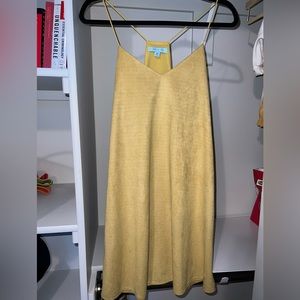 She + Sky Mini Dress - Velvet Yellow